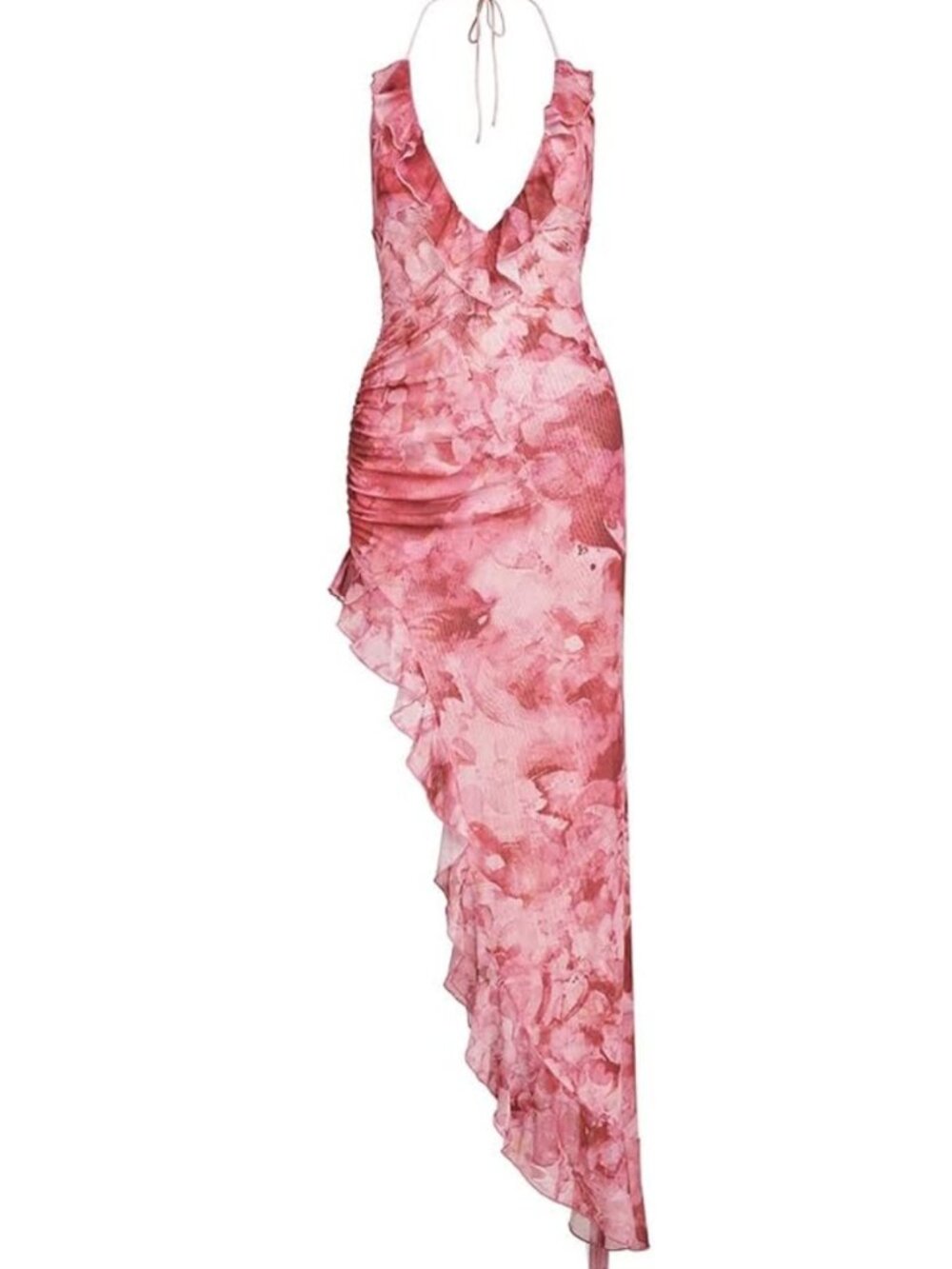 I.AM.GIA - Vira Maxi Dress Pink Rosette, Size S
